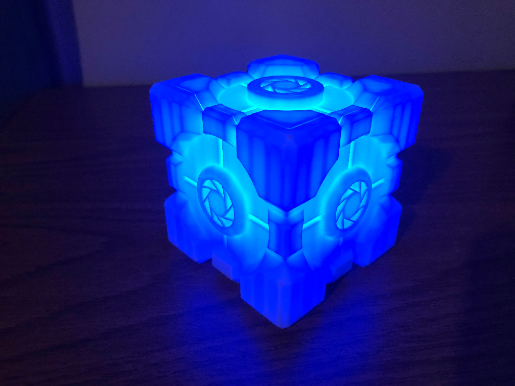 Portal Weighted Storage Cube container & lid