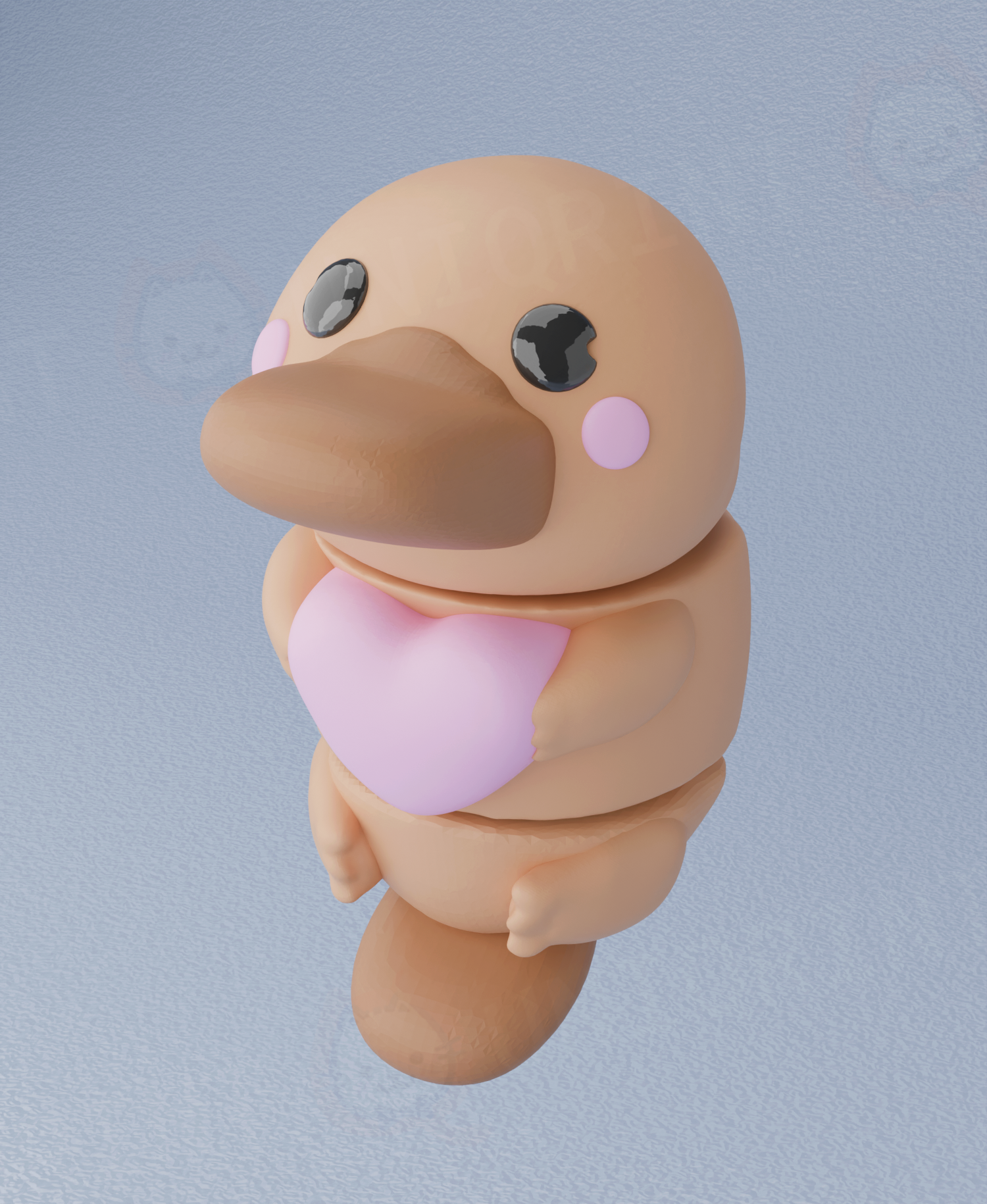 Flexi Platypus and the Valentine’s Heart Keychain
