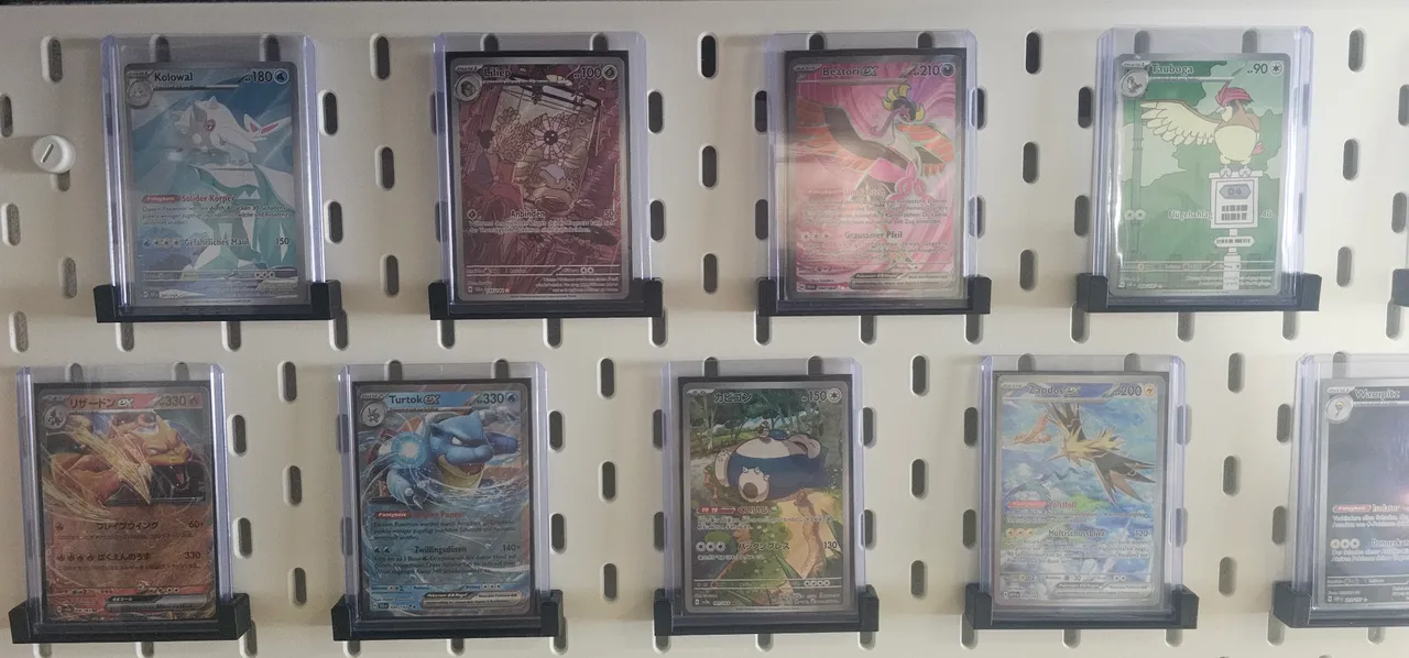 awesome card sleeves 16 Graded/Slabbed Sports Card Display Case Wall Mount Cabinet main image 0
