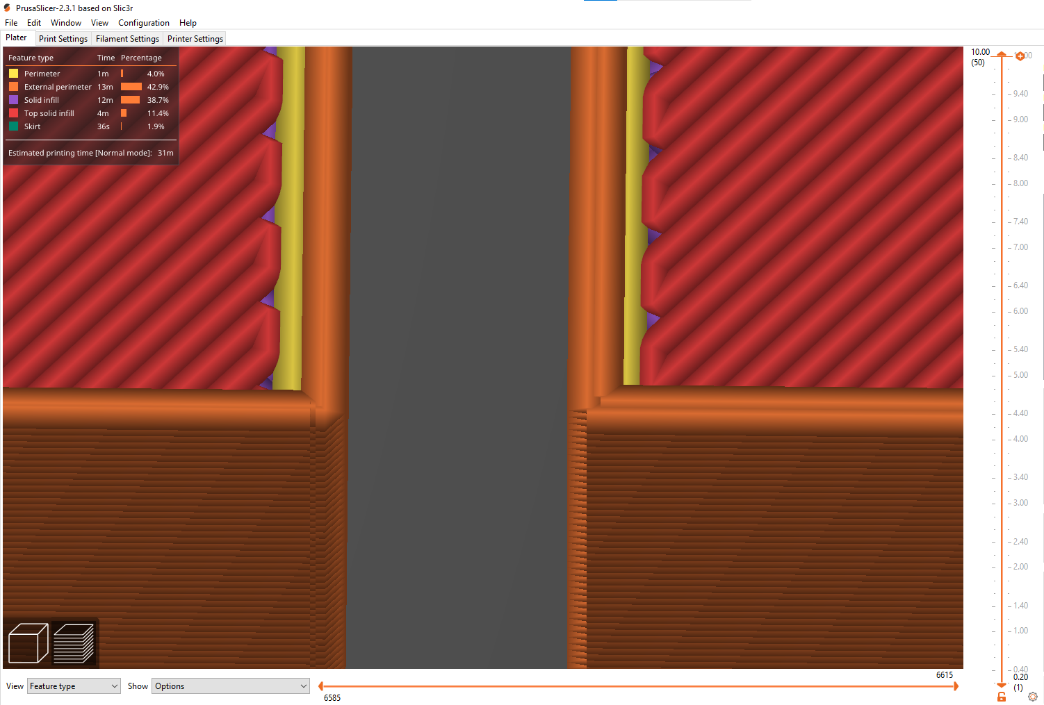 Miniatura 2 do modelo 3D Thin Walls Test Piece