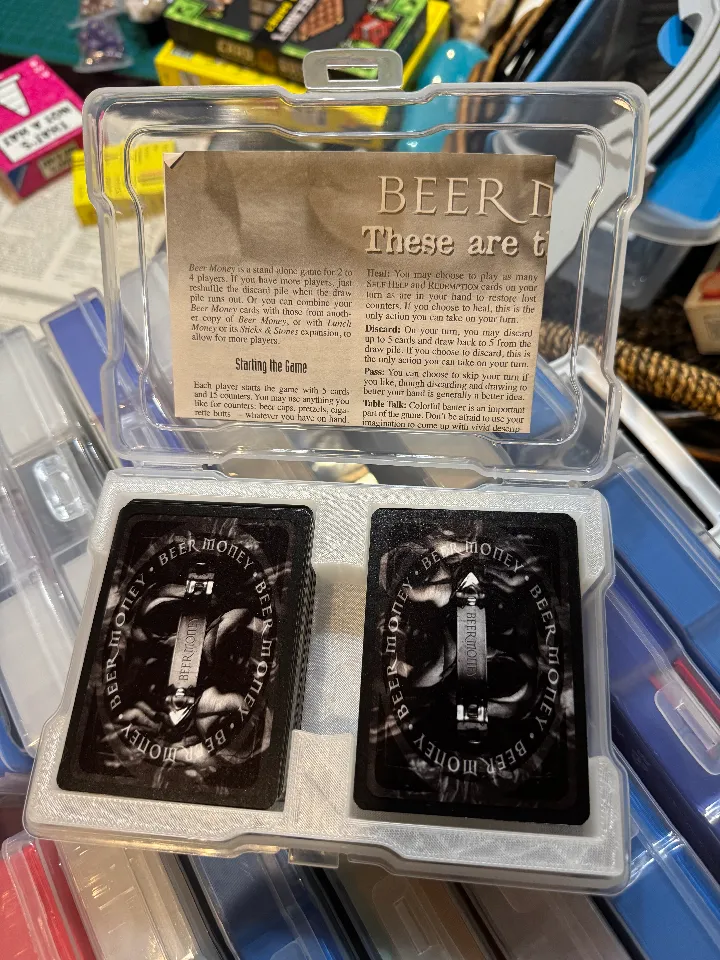 3D Printed Game Inserts for Photo Caddy storage