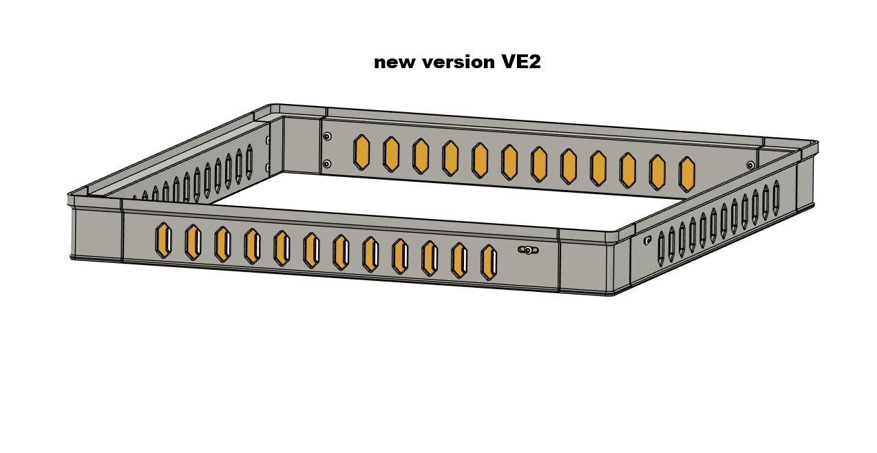 lid raiser for Creality K2 plus (2025-02-22 added VE2)