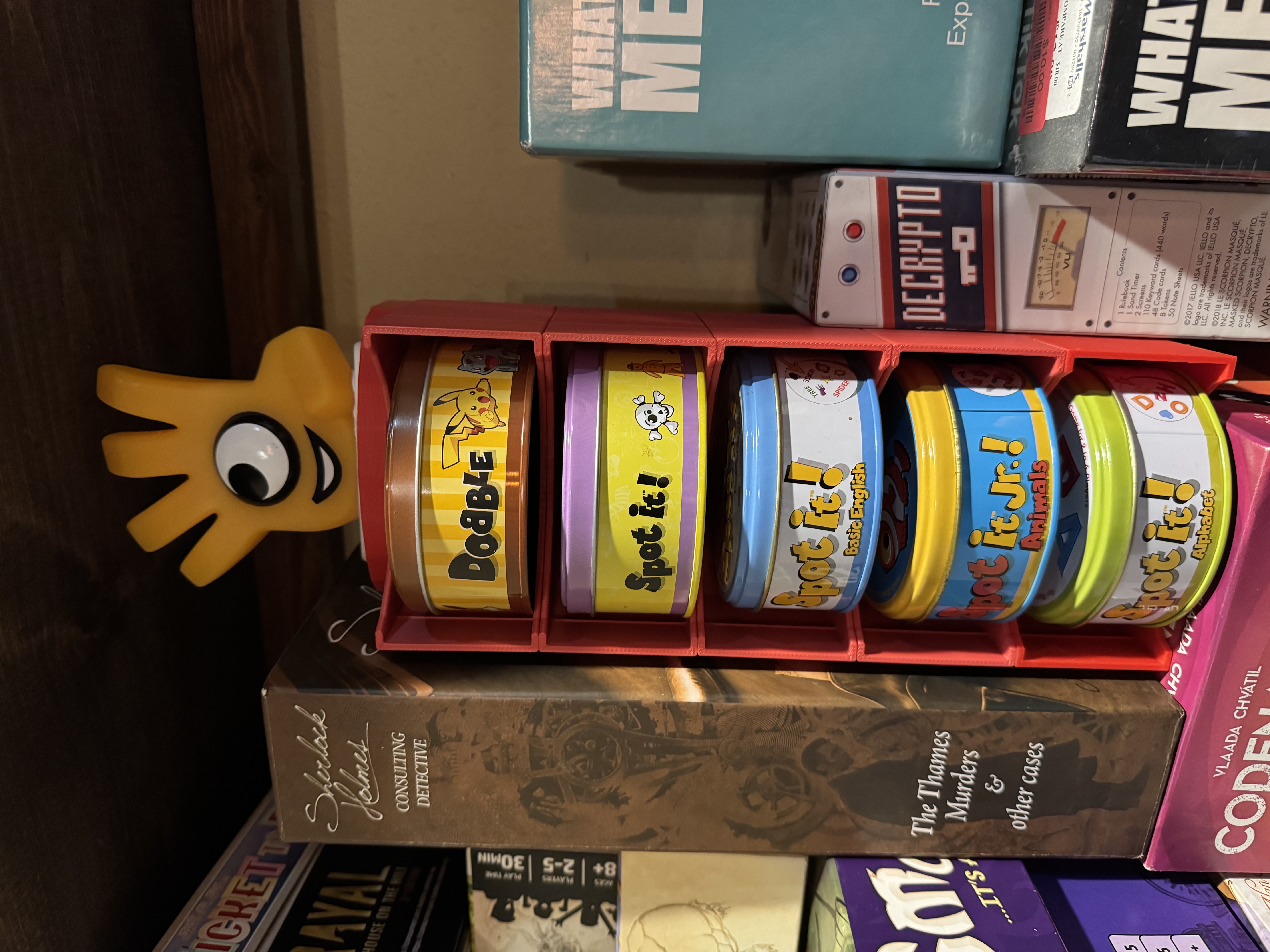 Spot it/Dobble shelf