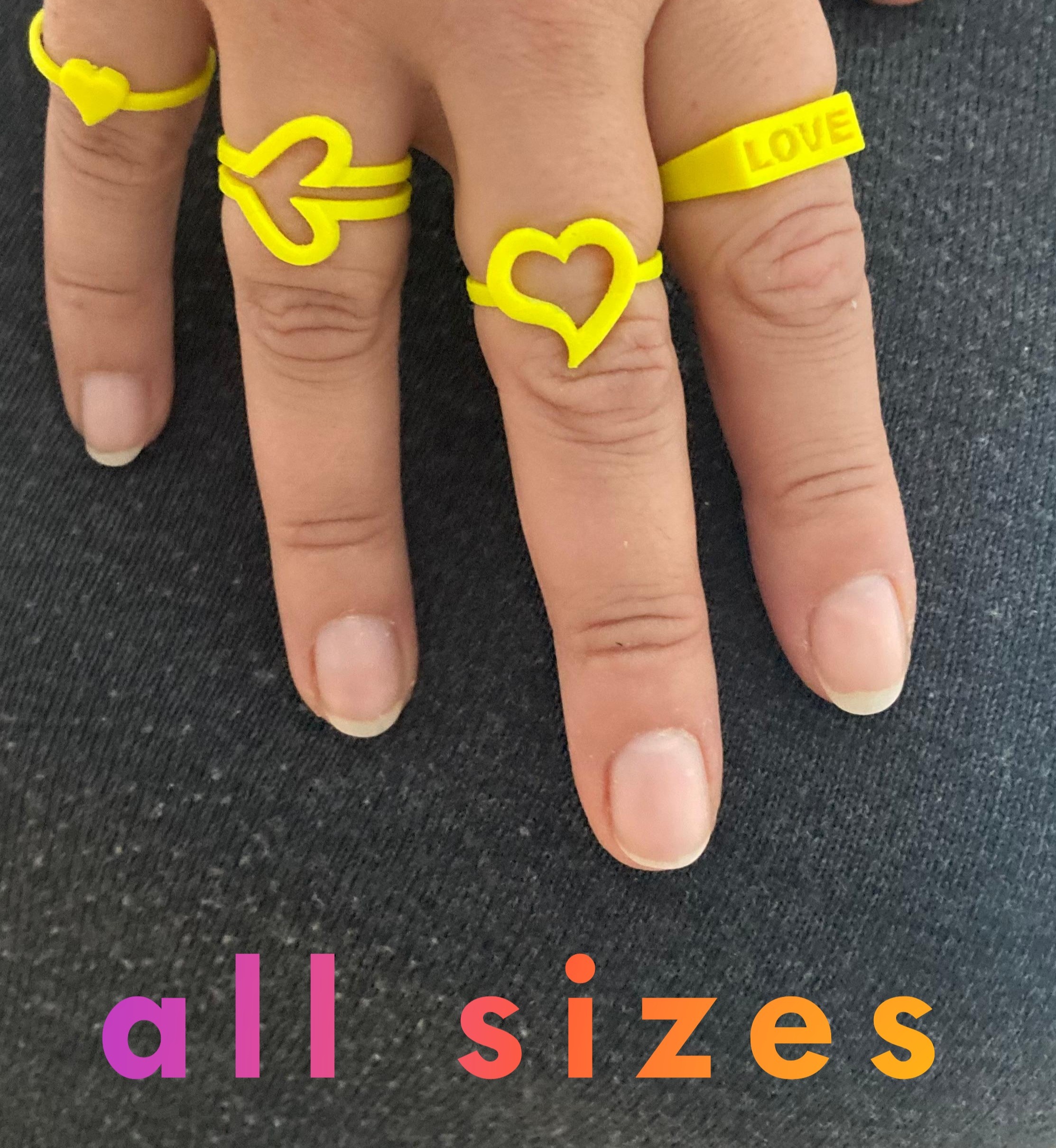Rings all sizes - Ringe  alle Grössen