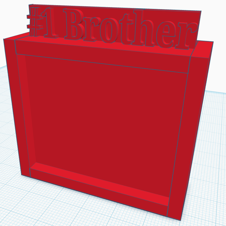 #1 Brother Picture Frame