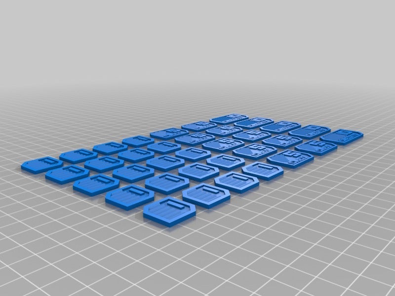 Sci Fi Game Credit Tokens by Sablebadger 3D | Download free STL model ...