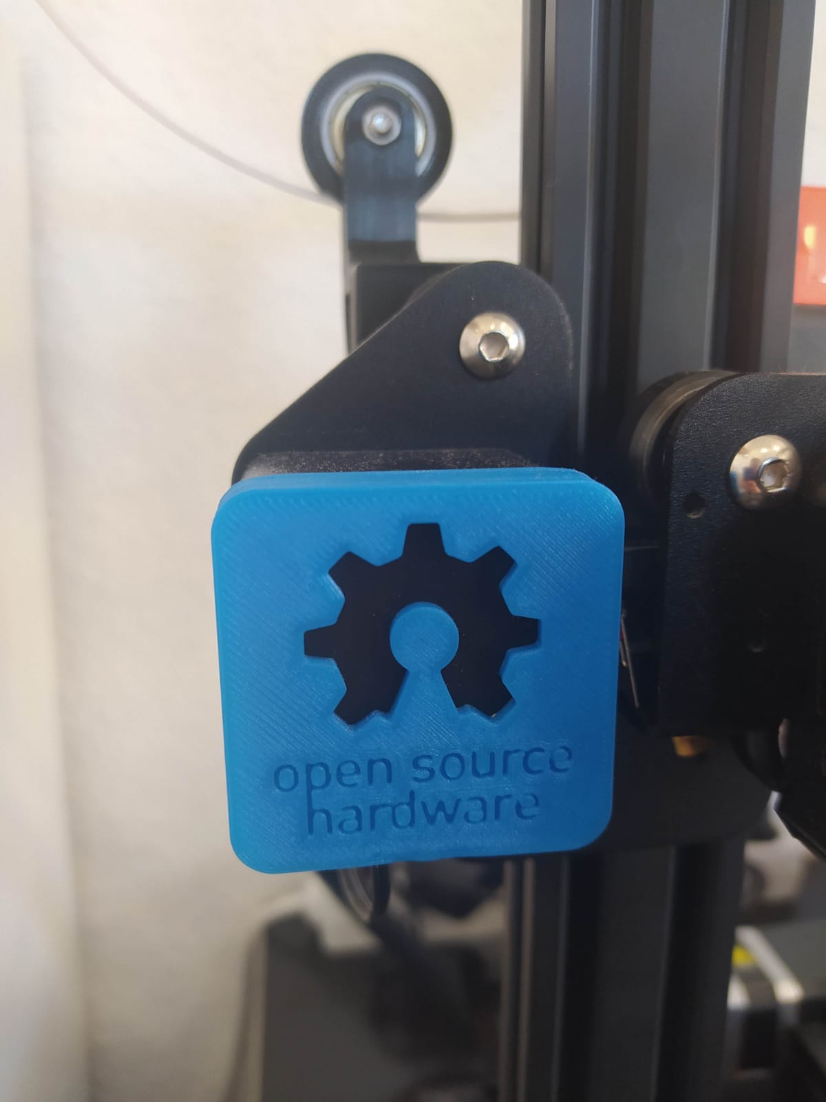 Ender 3 QR-Code cover open source hardware
