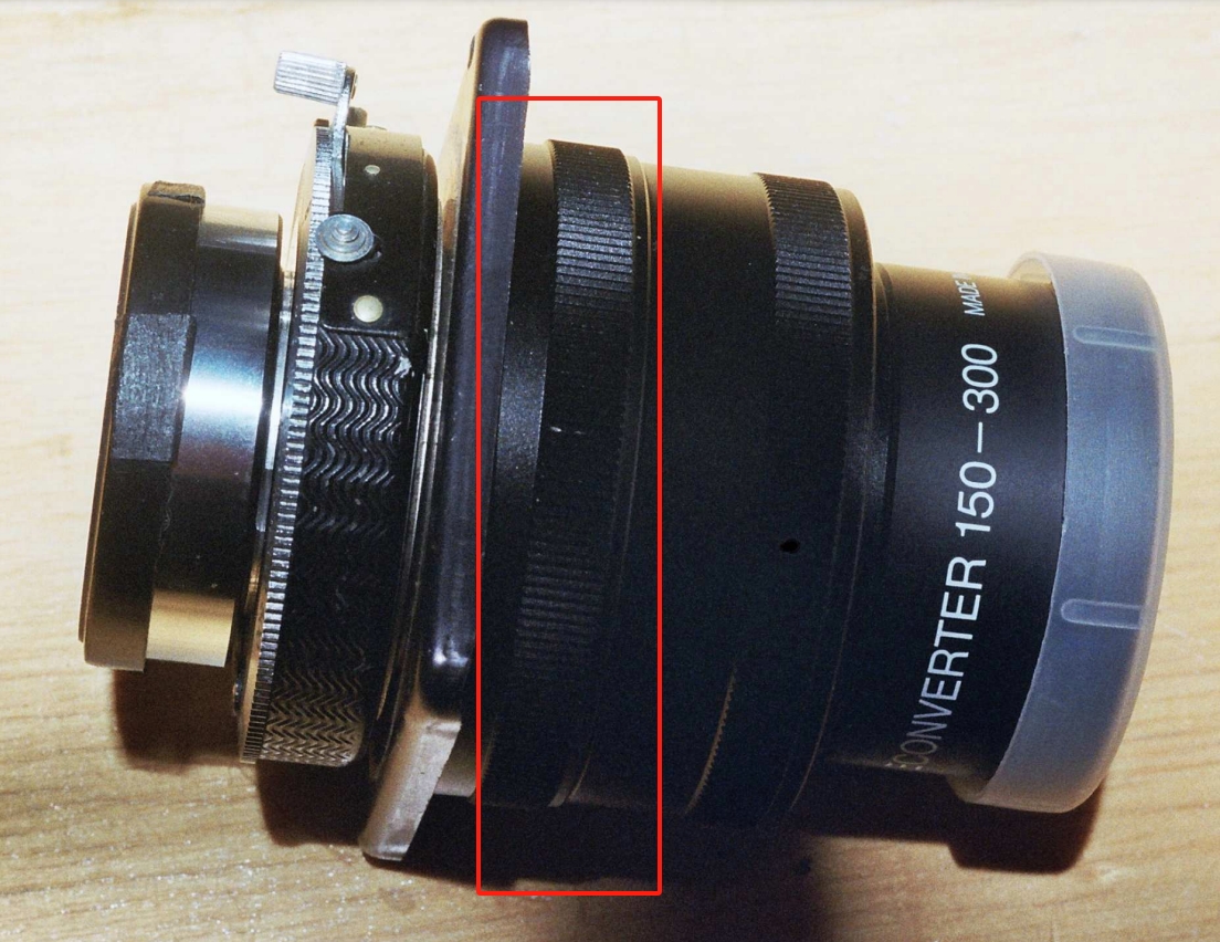 Adapter for Horseman 2X LF Teleconverter 150-300