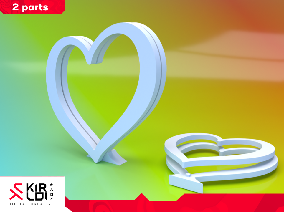 Eurovision Heart picture frame