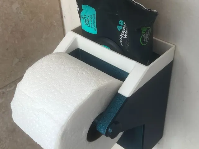 Toilet Paper and Wipes Holder