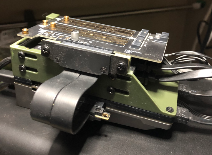 ZimaBoard Dual HDD Stand with PCIe extension bracket