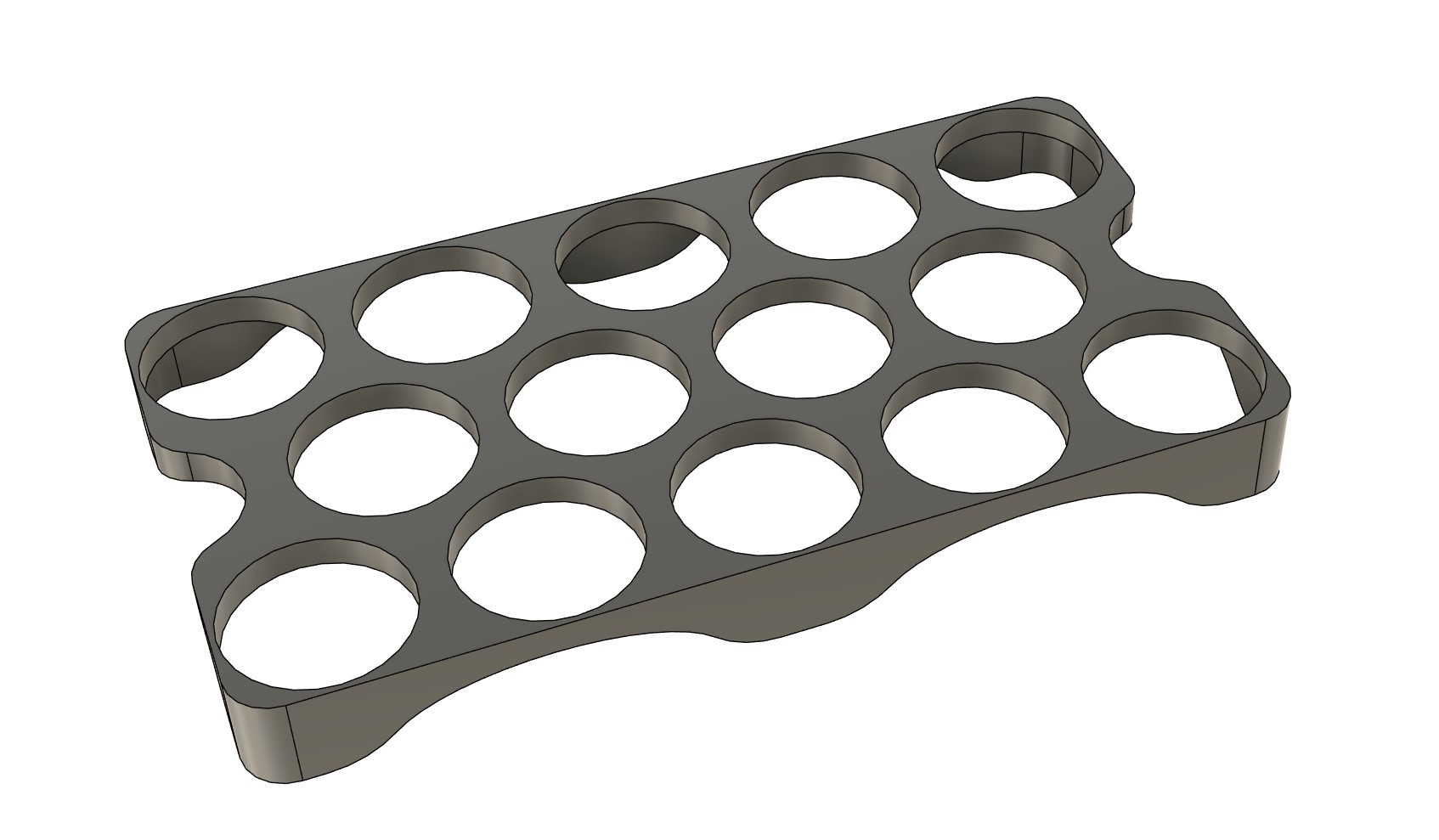 Tripple row 14x egg tray