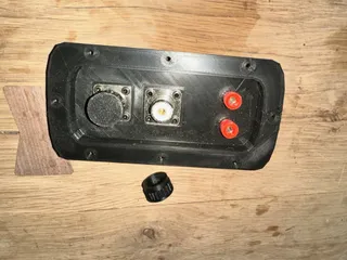 Radio Case Antenna and Power Lead Mount Plate