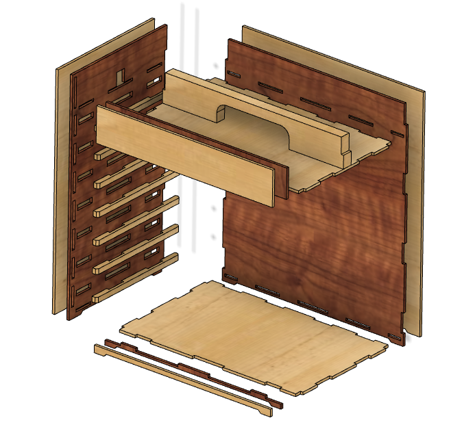 Dice Storage Drawer Cabinet by wuerfel | Download free STL model ...