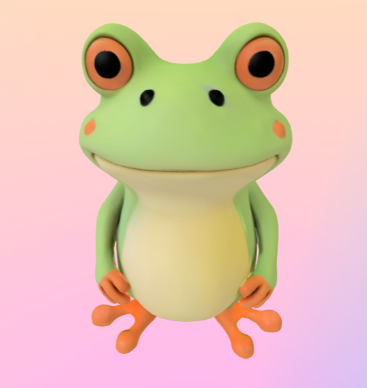 Standing Frog