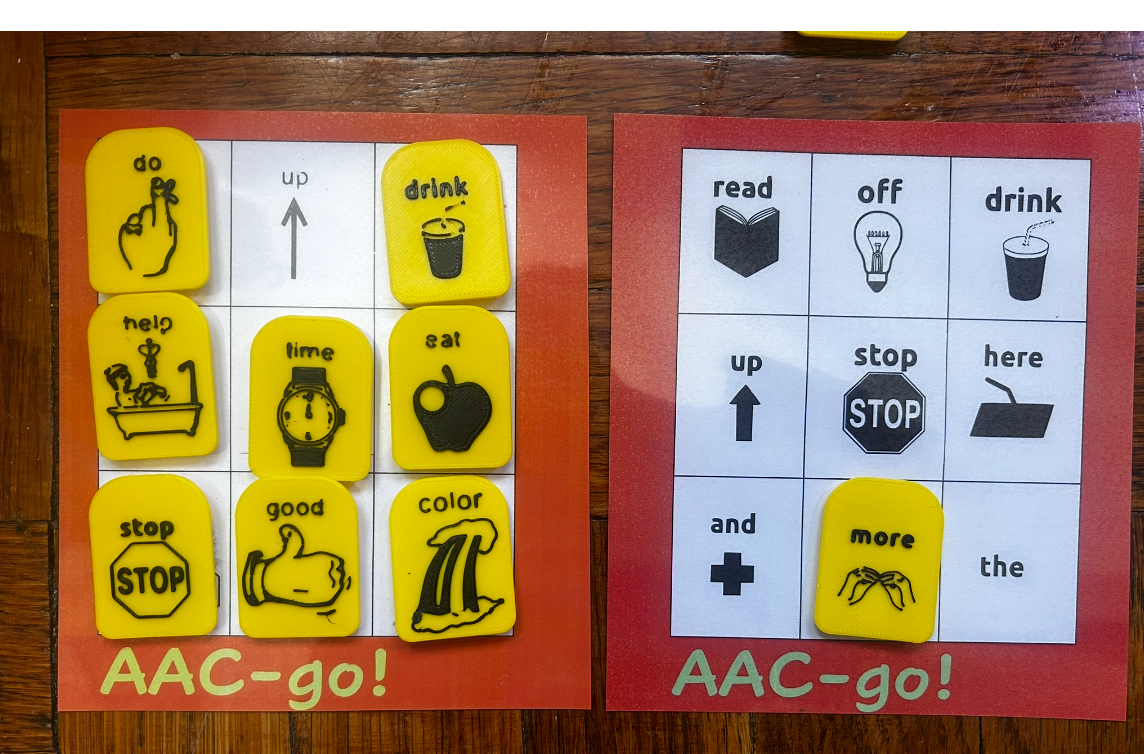 NOT Zinogo chips for AAC teaching