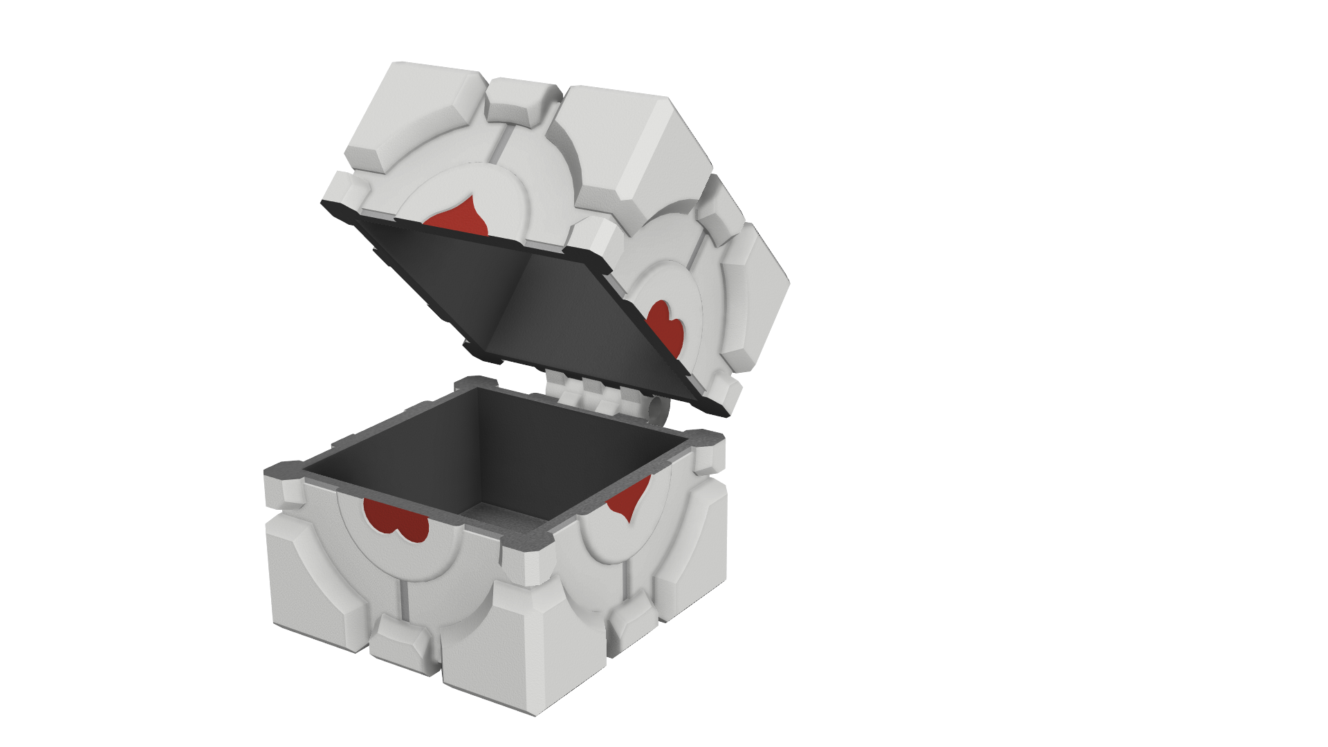 Miniatura 3 do modelo 3D Companion Cube Ring Box