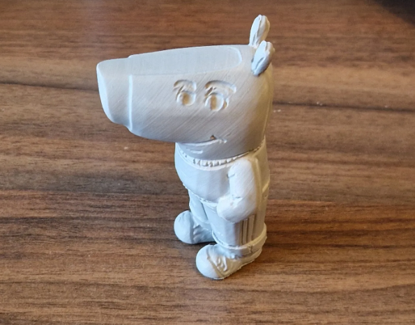 Chill Guy stl File 3D model thumbnail