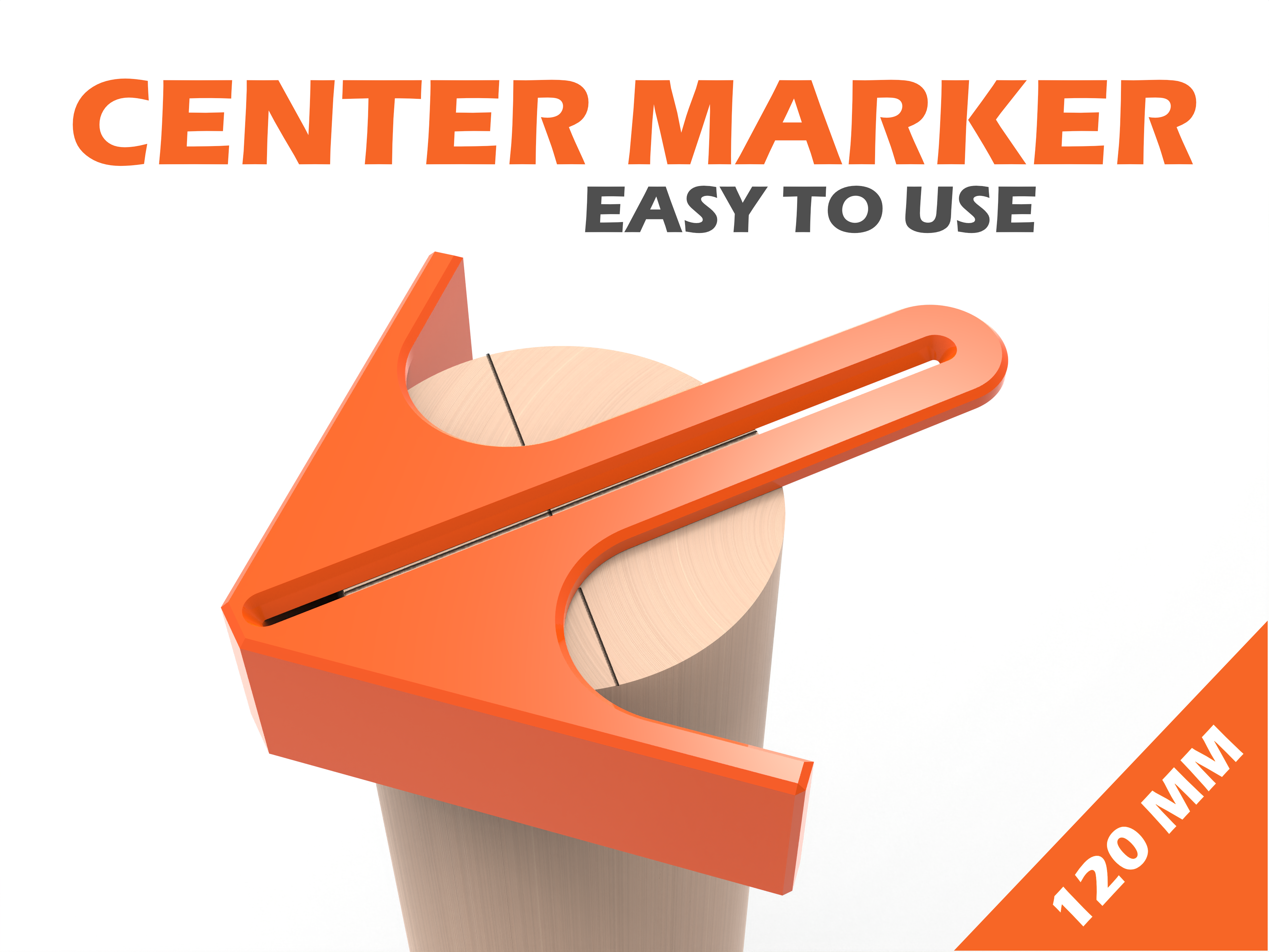CENTER MARKER - CENTER FINDER - (Tested) 3D model thumbnail