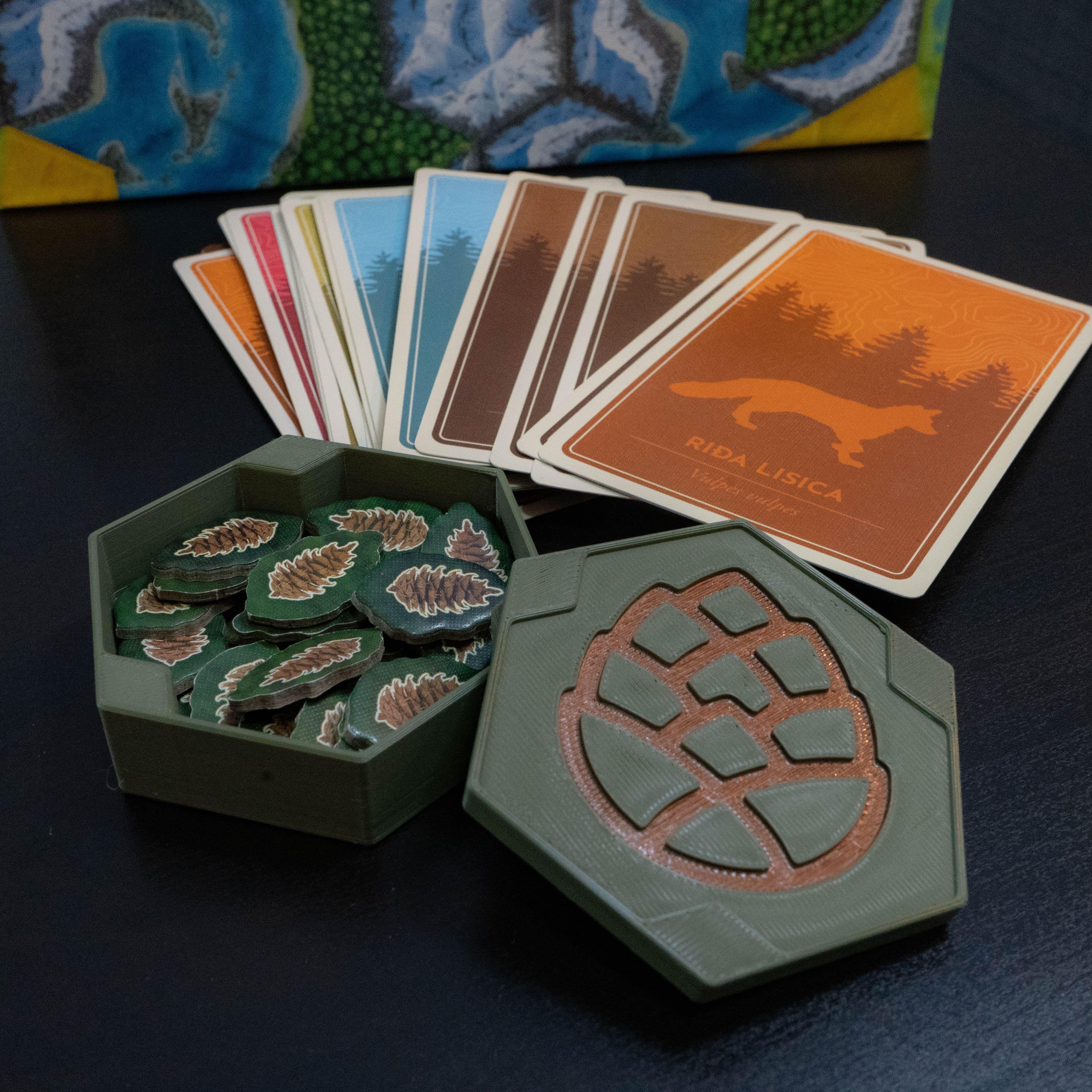 Cascadia pinecones box