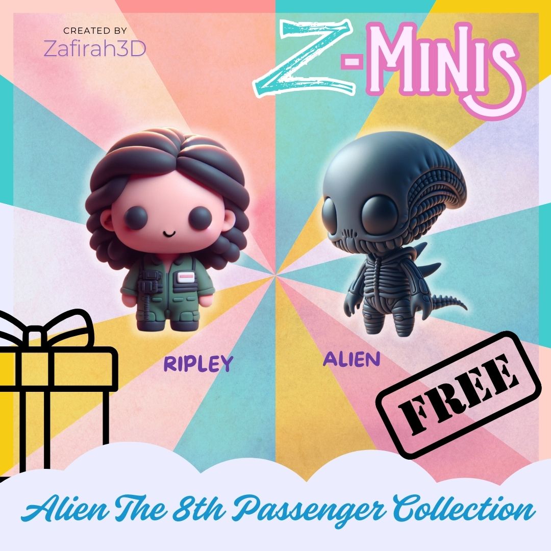 RIPLEY AND ALIEN FOR FREE, Z-MINIS
