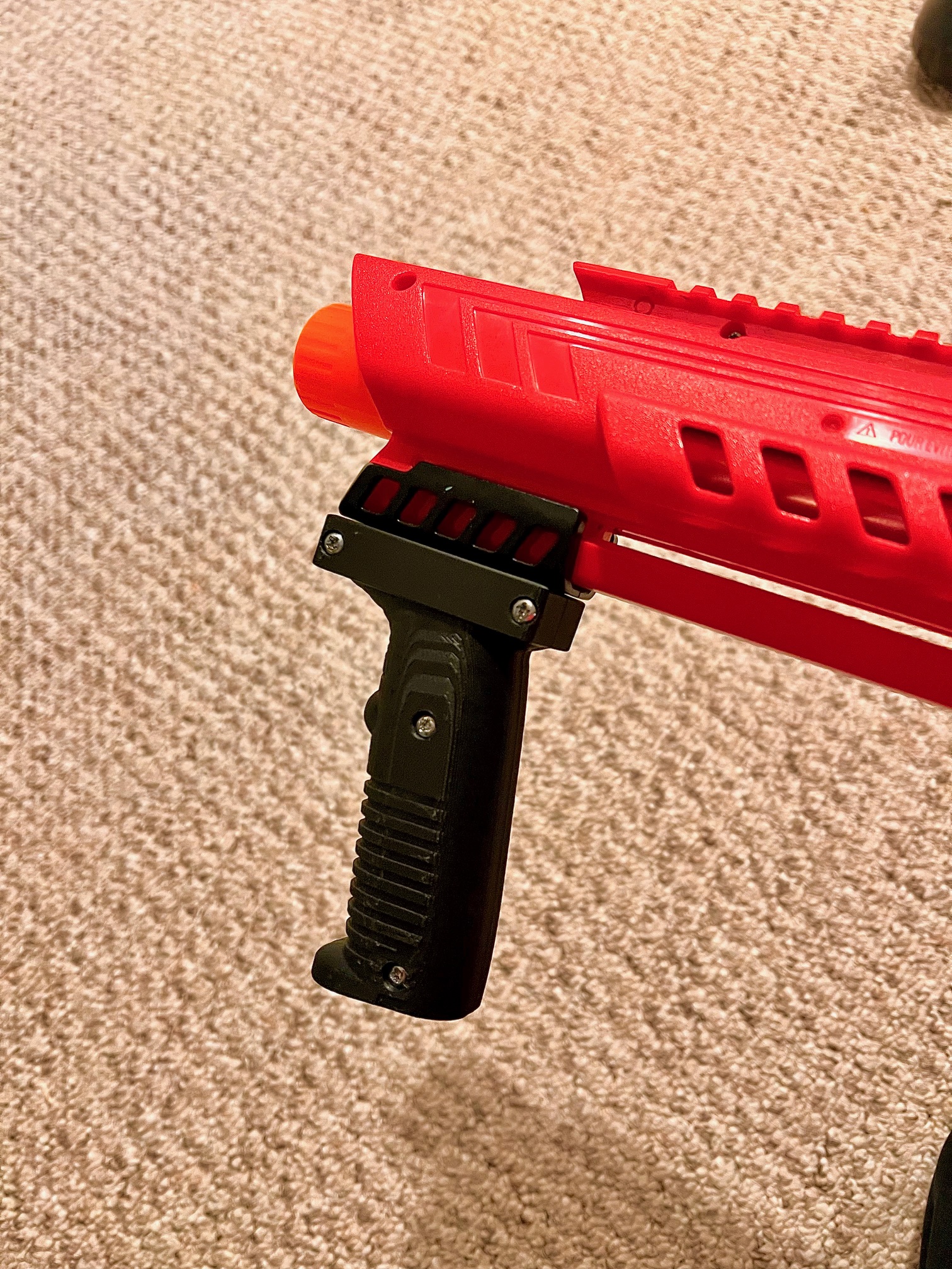 Custom Foregrip for OG Dart Zone Max Stryker