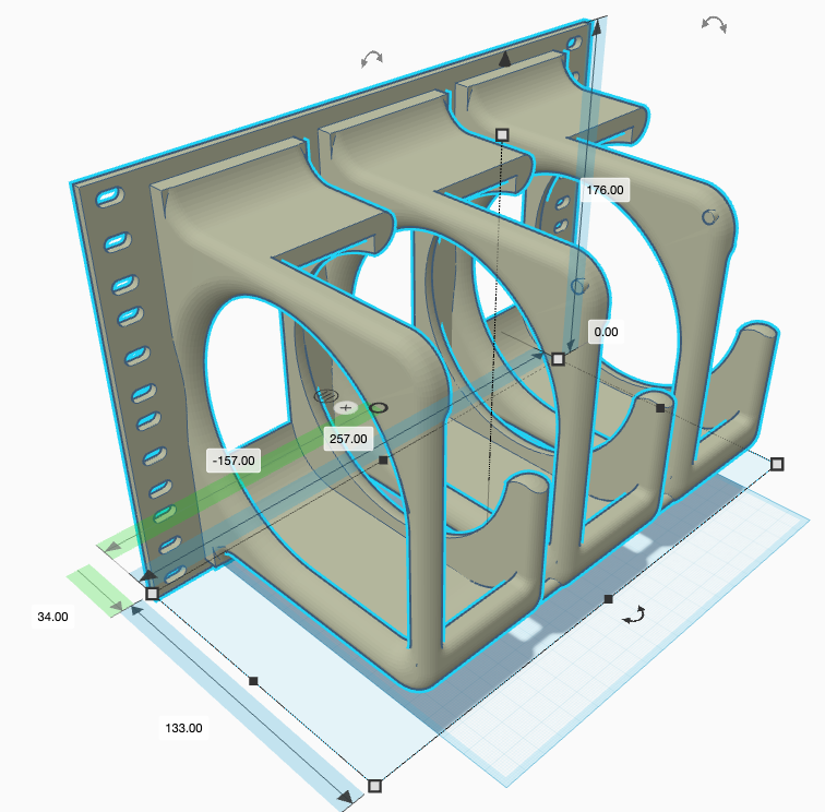 4U 10" rack bracket for 3 Mac Mini M4s