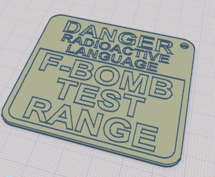 f bomb sign