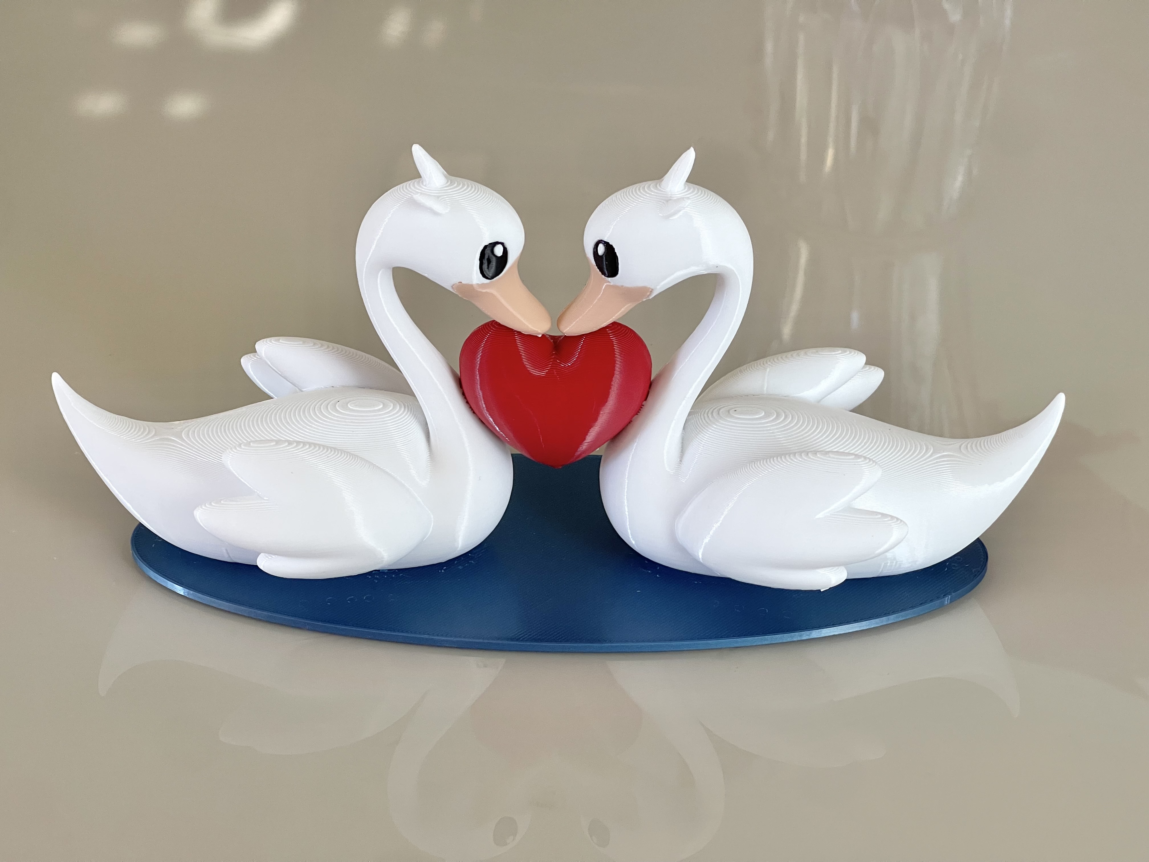 Valentine Swan heart