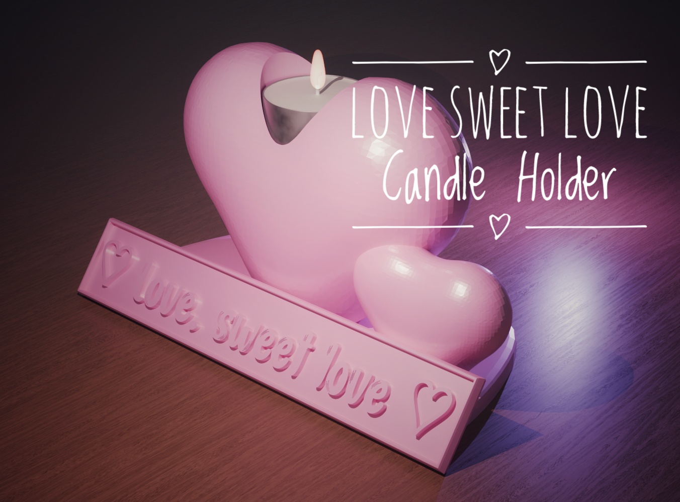 Love, Sweet Love - Electric Tea Light Candle Holder