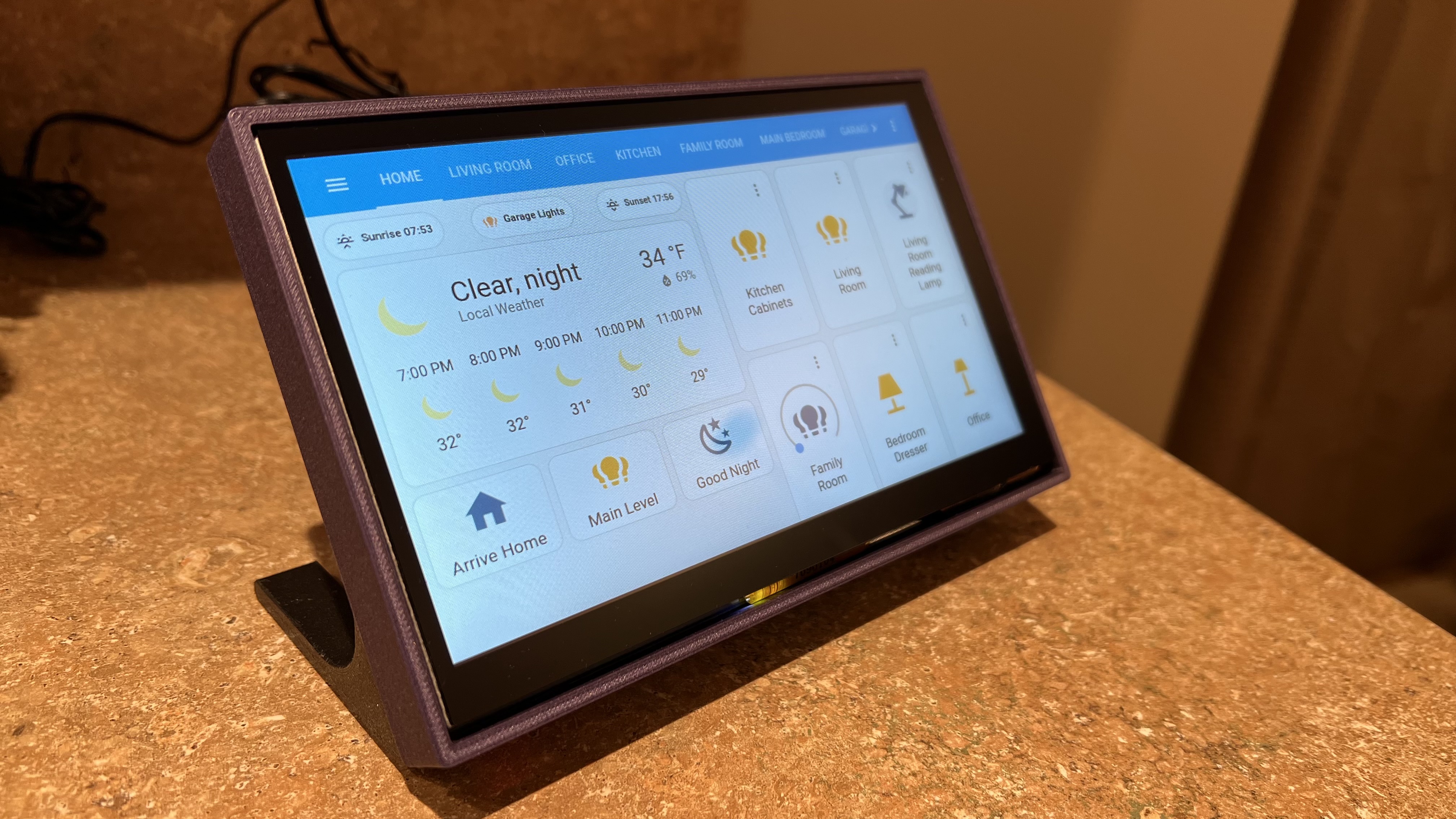 Hosyond 7” Touchscreen DSI Display Case / Stand for Raspberry Pi