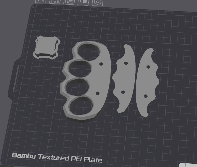 Brass knuckle, very durable.   For cracking nuts! — miniatura 6