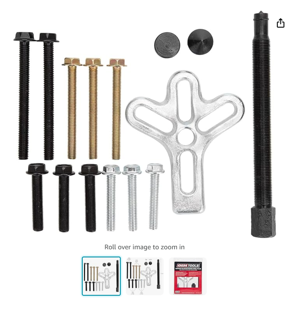 Harmonic Balancer Puller Set Tray — miniatura 2
