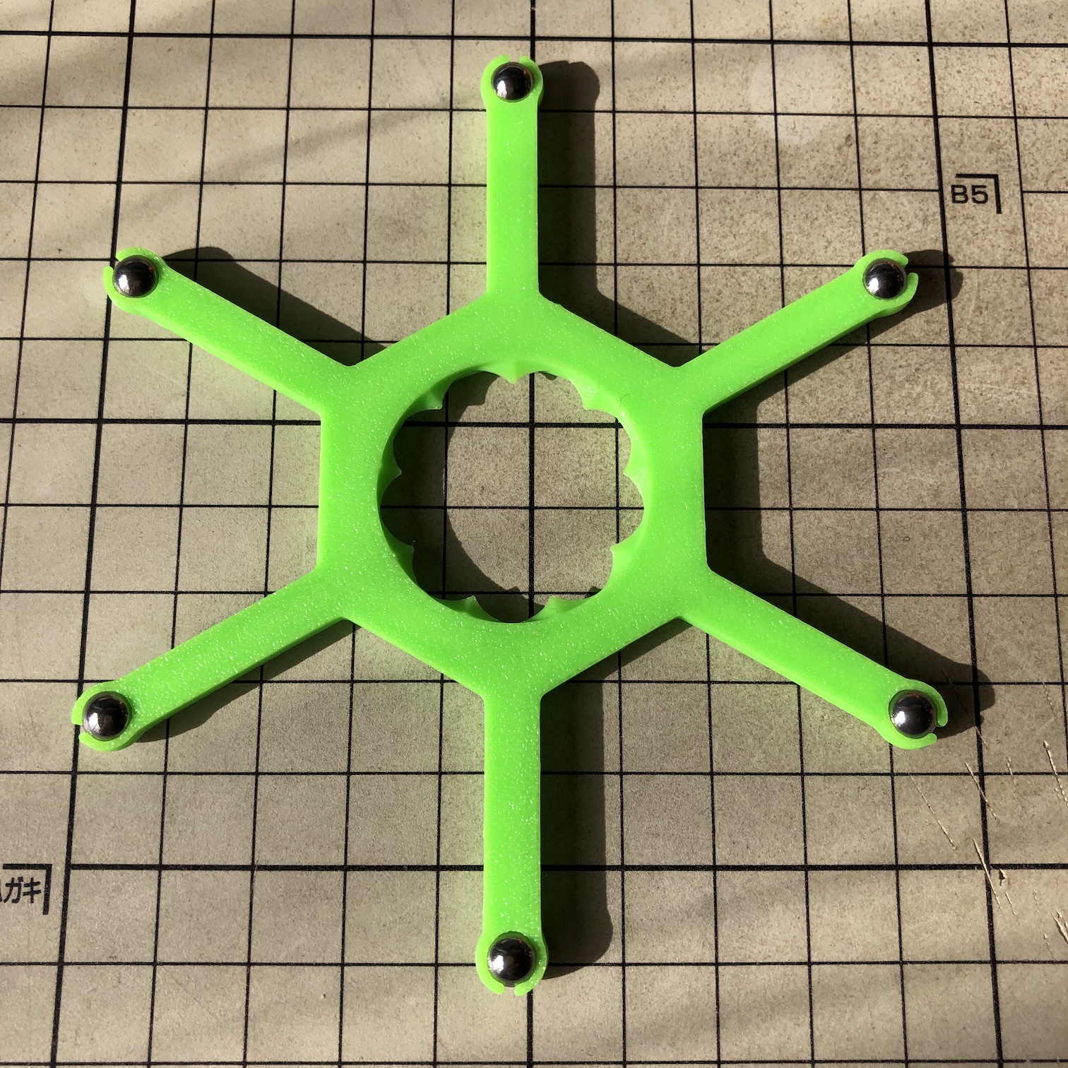 Nut with Balls for Impossible Bolt