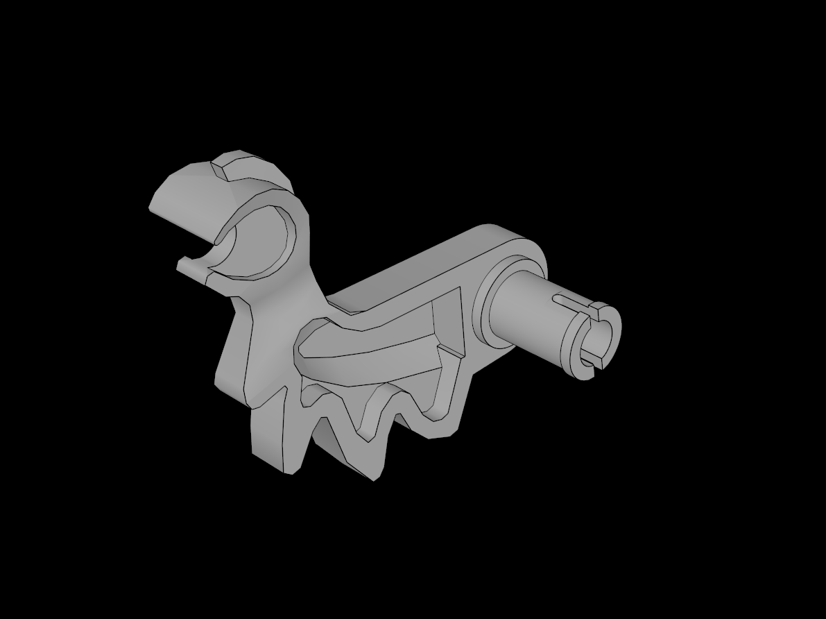 Lego Compatible (6127.dat) Animal Dragon Arm Right