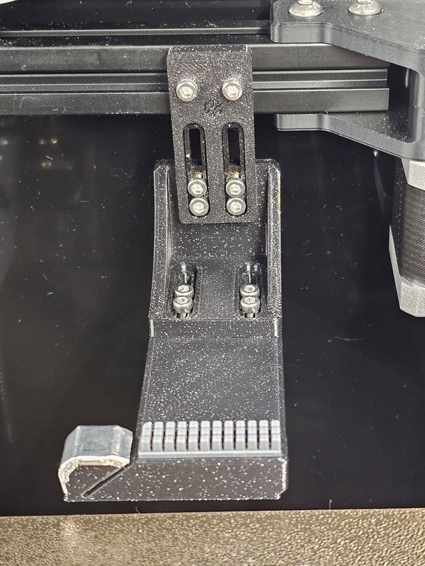 M3 Vertical Mount (for gantry mounted nozzle seal, parking and silicone nozzle brush)