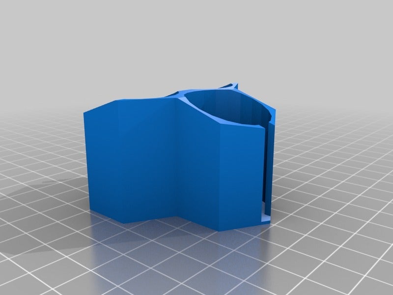 Hexagonal Paint Bottle Holder by Sablebadger 3D Download free STL