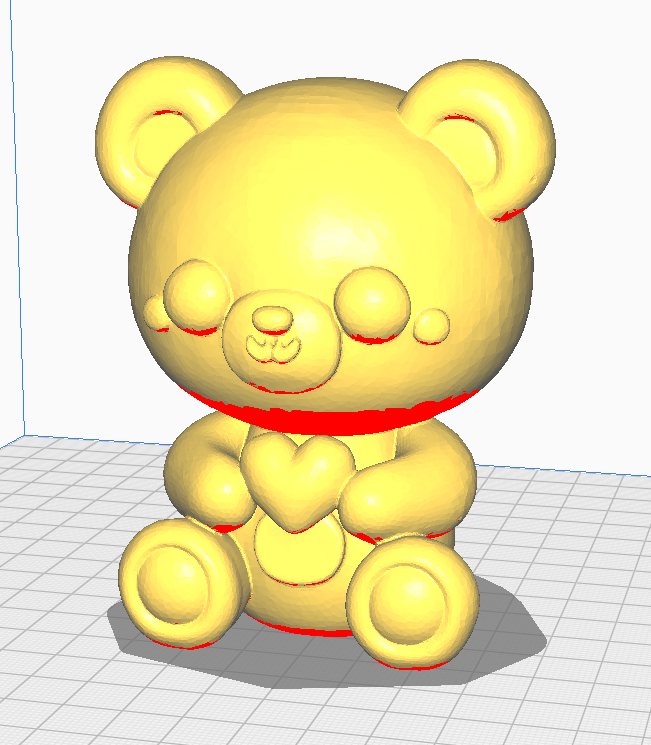 teddy bear holding a heart <3