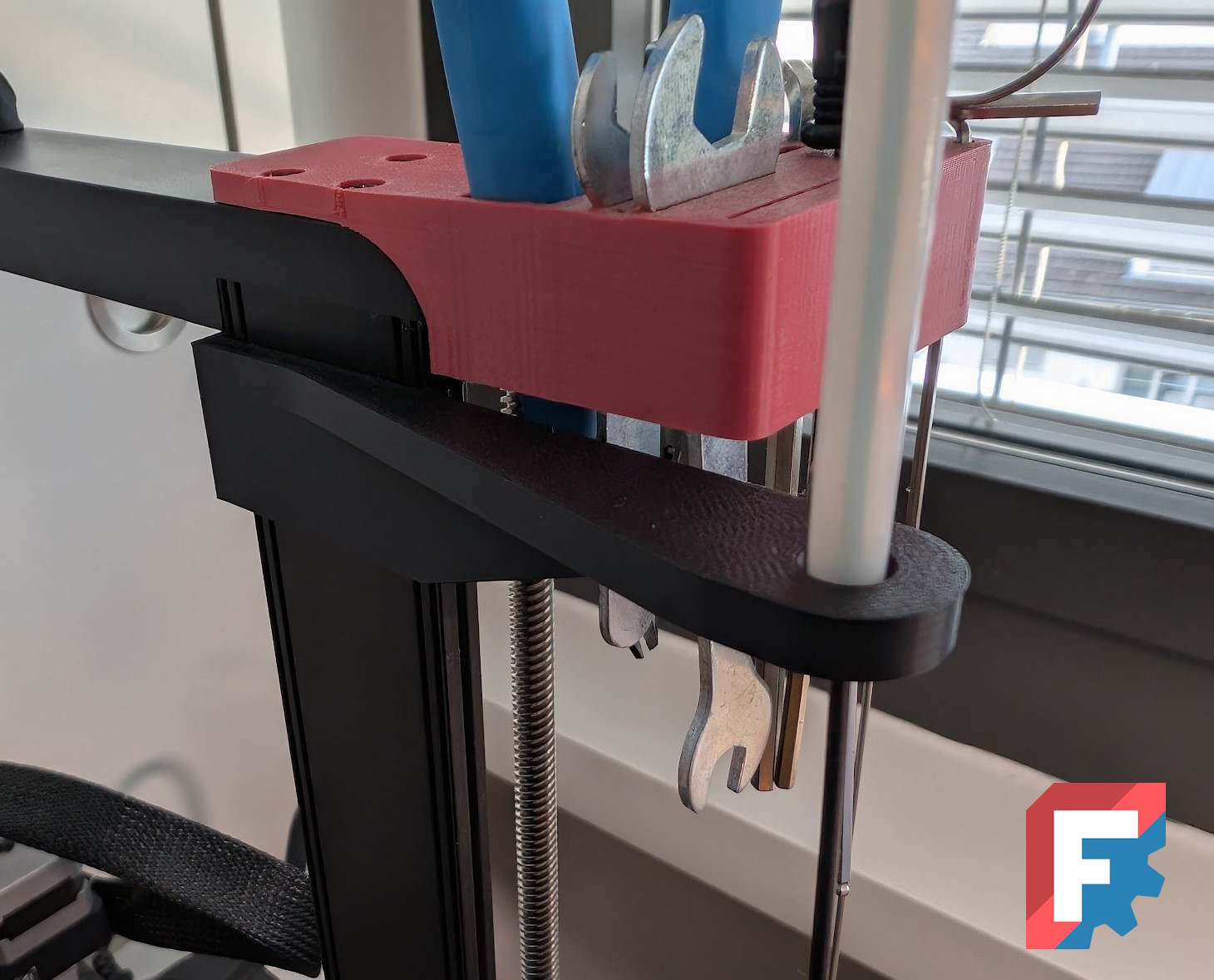 Ender 3 V3 SE - Z axis reverse Bowden mount - press fit
