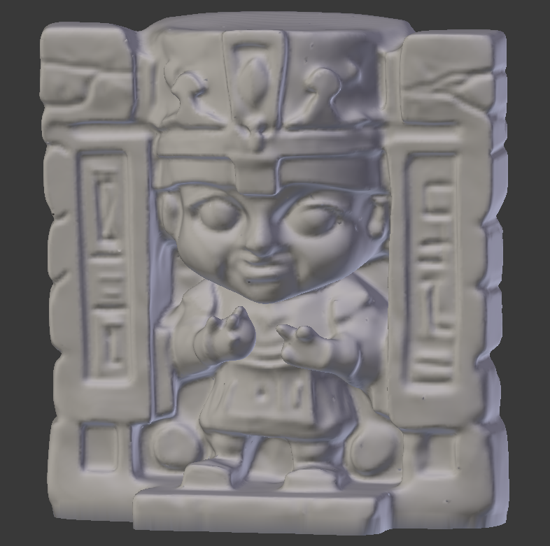 Boardgame Token Maya Tiki Style Terrain Statue