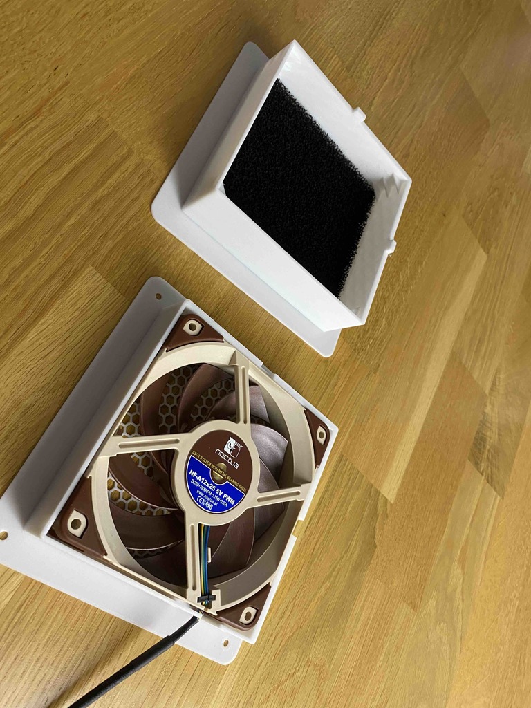 LACK 120mm fan duct for Noctua