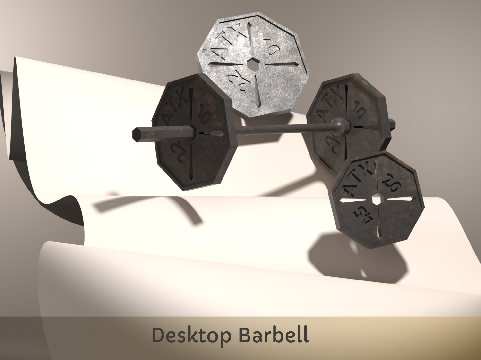 The Mini Barbell Desktop 3000