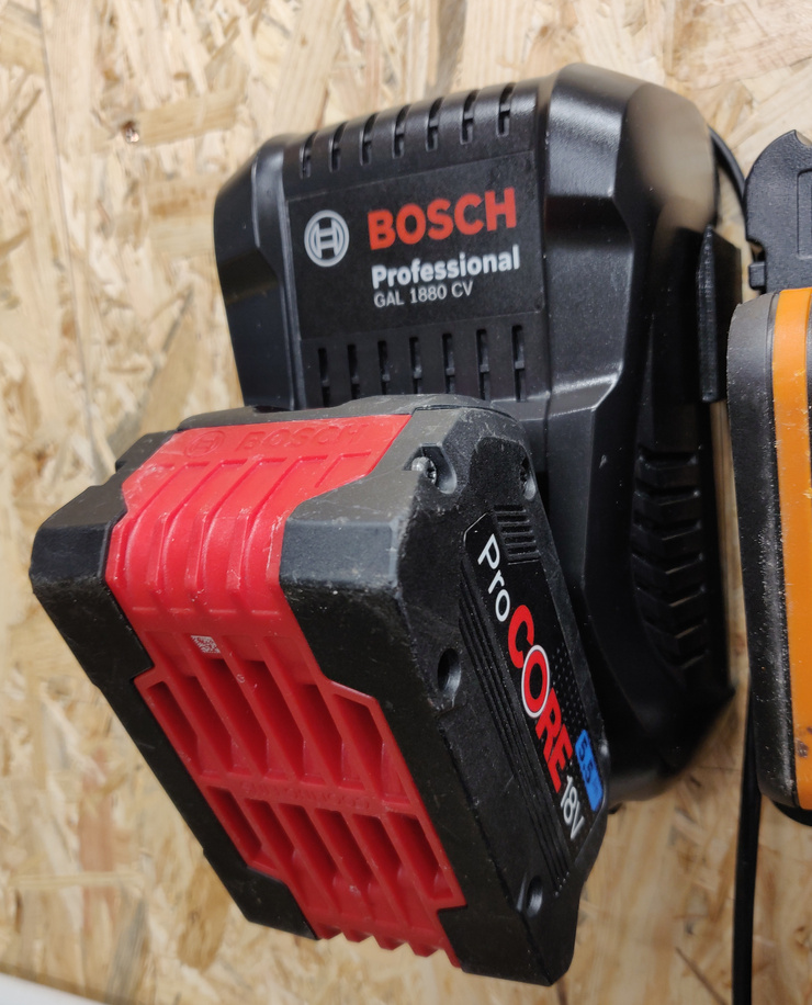 Bosch Professional GAL 1880 CV Battery Charger Wall Mount Bracket