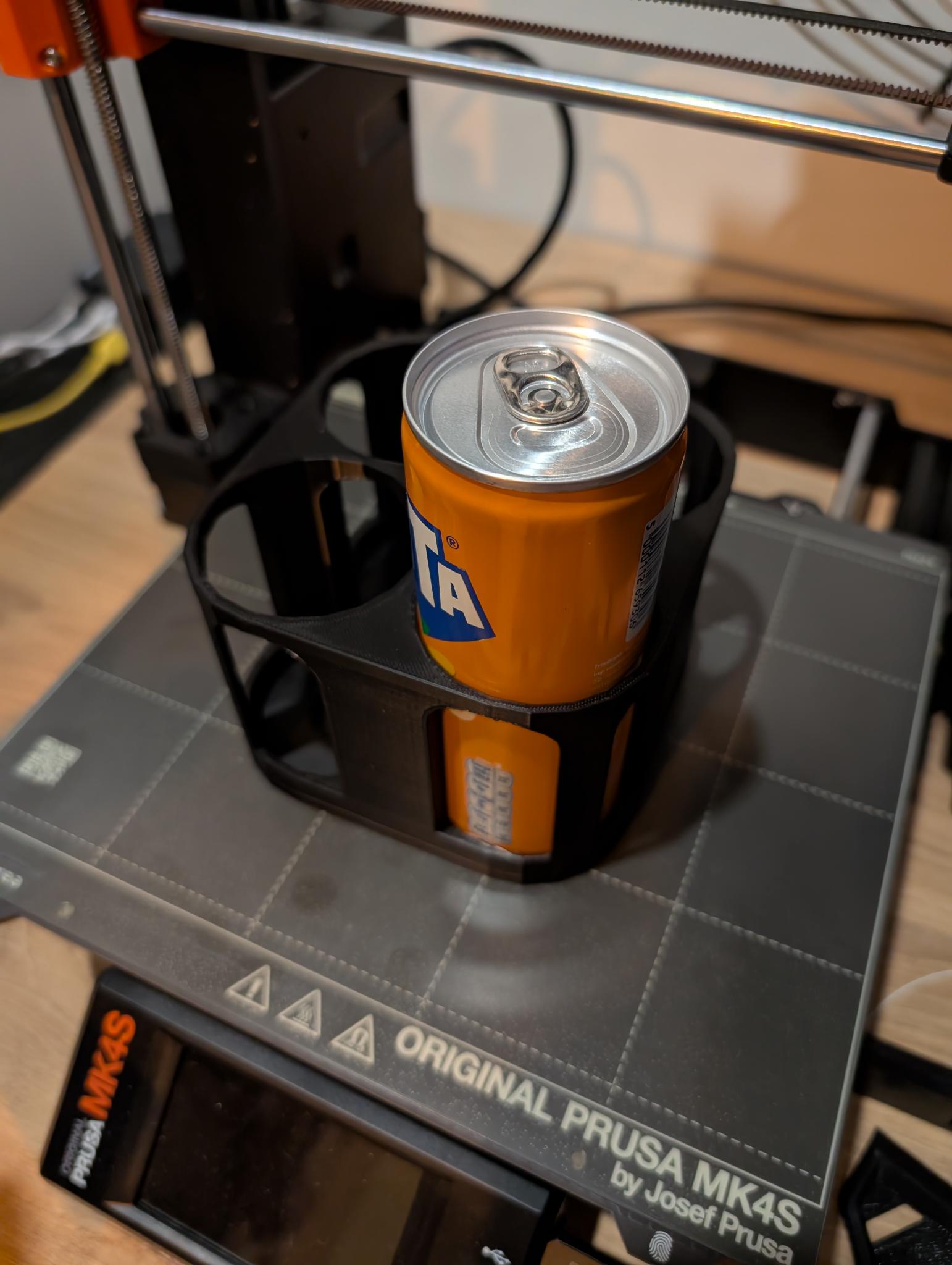 Drinking can holder for center console