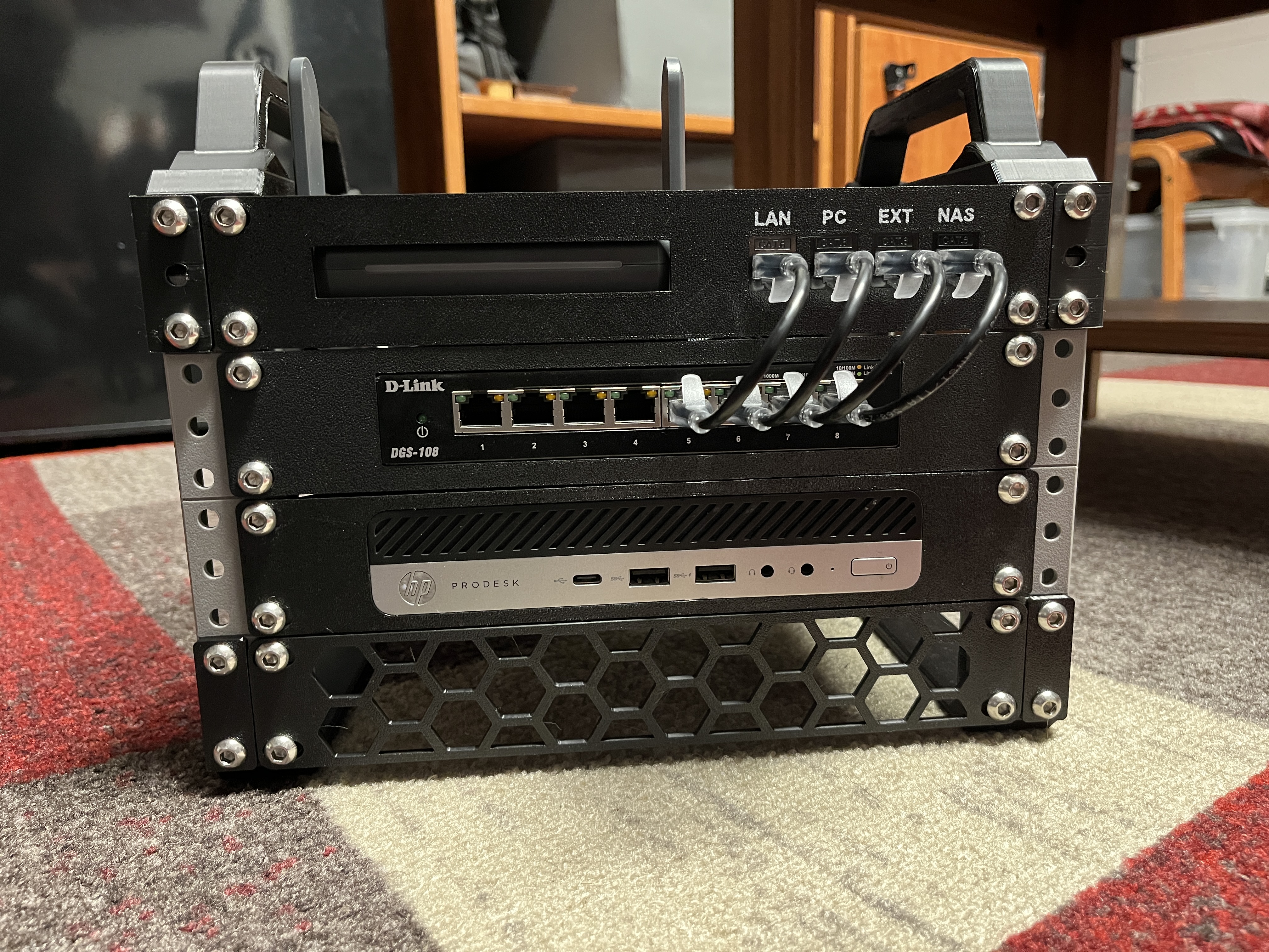 Modular 10"/10 inch Rack