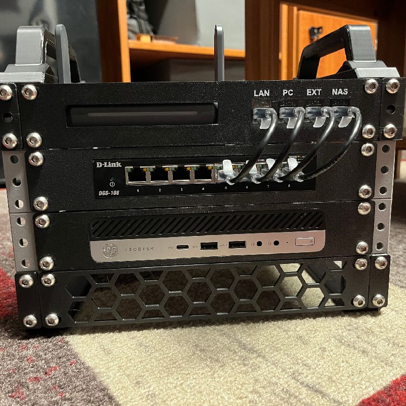 Modular 10＂/10 inch Rack by bwees | Download free STL model ...