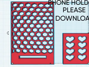 Valentines phone holder