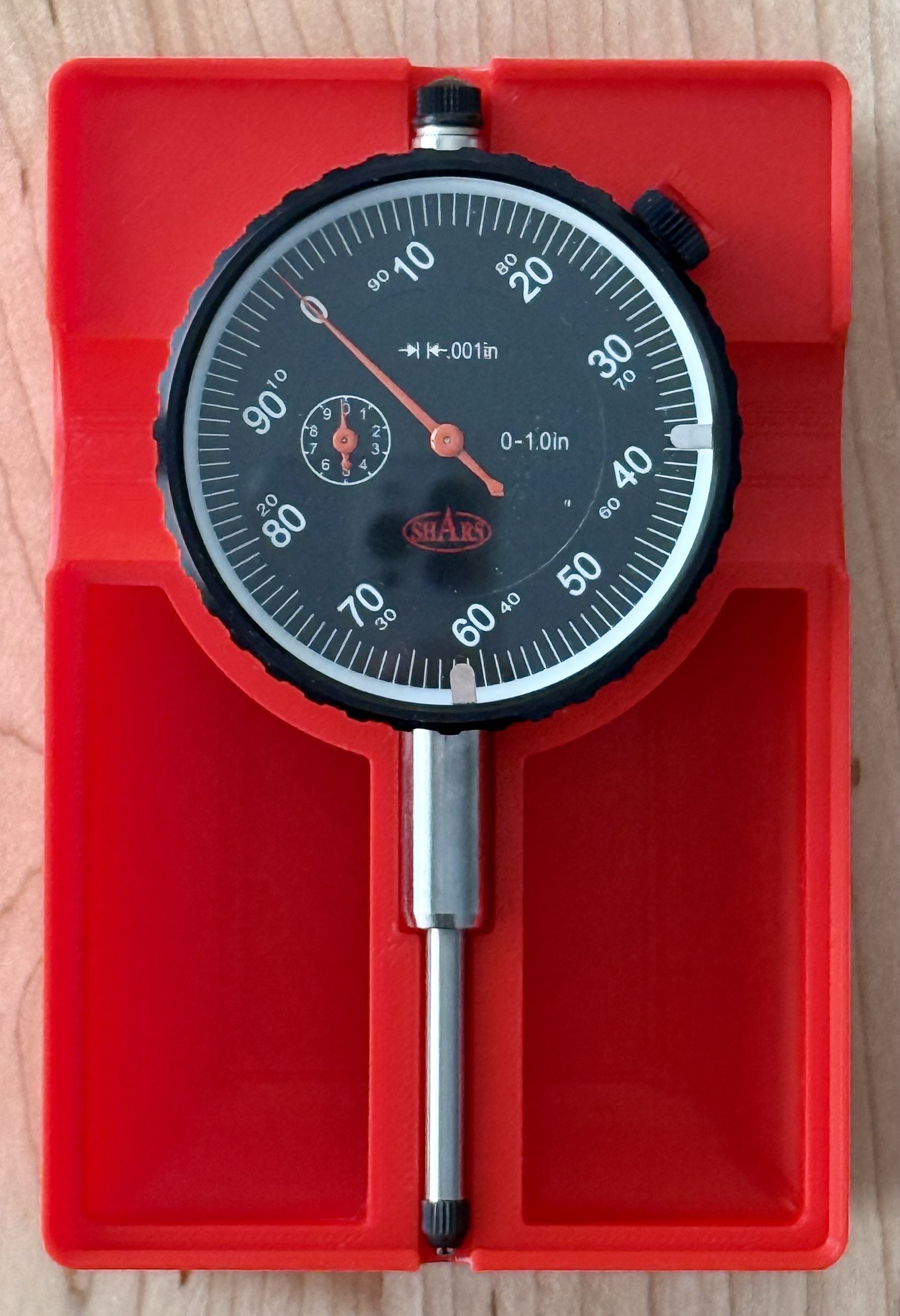 Shars 1in Dial Indicator Gridfinity Case