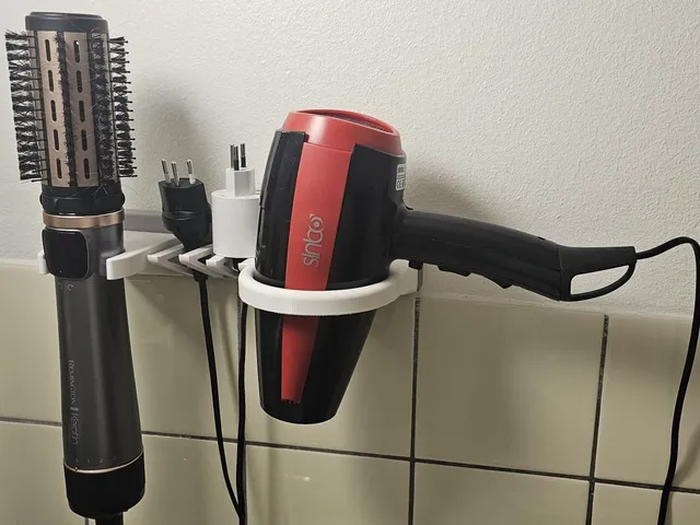 Modular hairdryer holder