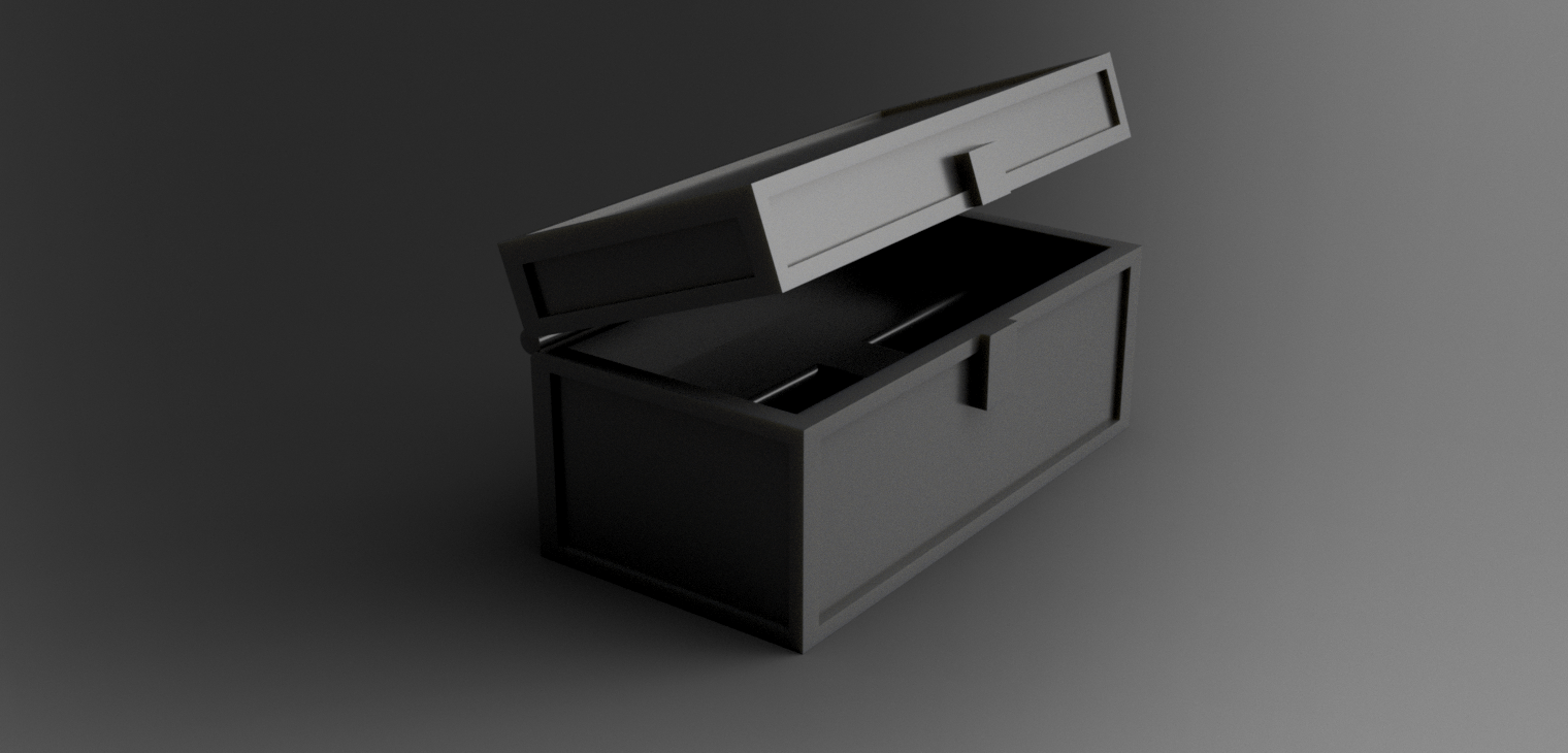 Miniatura 2 do modelo 3D Minecraft Chest Ring Box (improved)